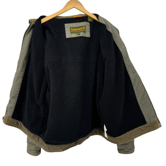 Timberland Weathergear Men's Vintage Jacket XXL Chore Coat Work Grey Distressed - Picture 10 of 14